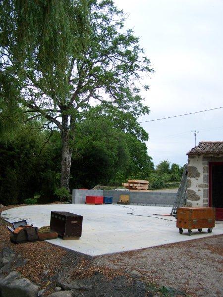 Réalisation d'un préau pour le Camping à la ferme (79)